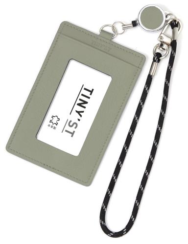 レイメイ藤井 パスケース タイニスト リール付 ピスタチオ NP1075M