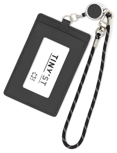 レイメイ藤井 パスケース タイニスト リール付 ブラック NP1075B