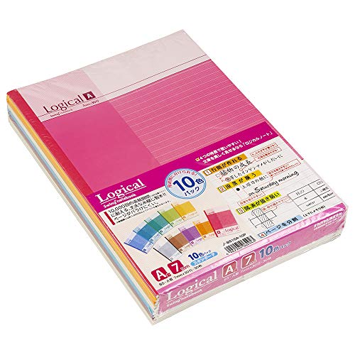 ナカバヤシ ロジカルノート B5 A罫 10冊パック ノ-B510A-10P