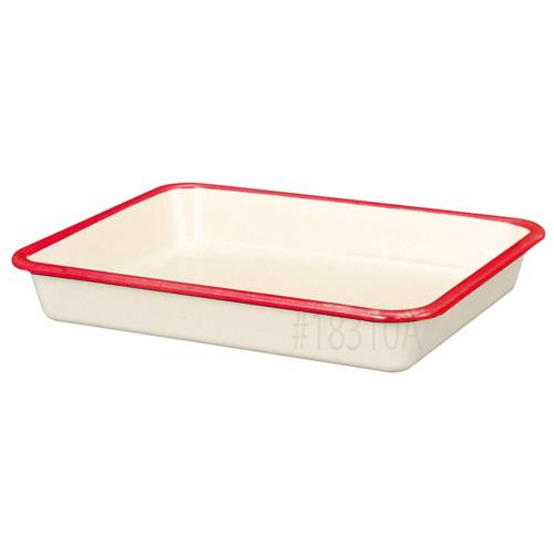 富士ホーロー ホーローバット LL ニューレッド BM-LL NR