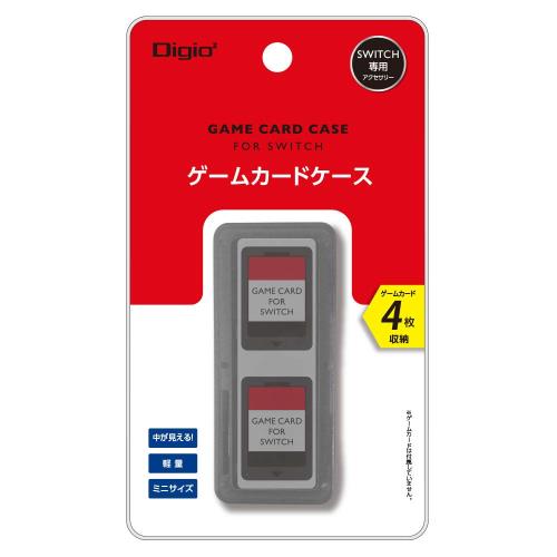 Nintendo Switch (ニンテンドースイッチ) 用 カードケース 4枚収納 ブラック Z1666