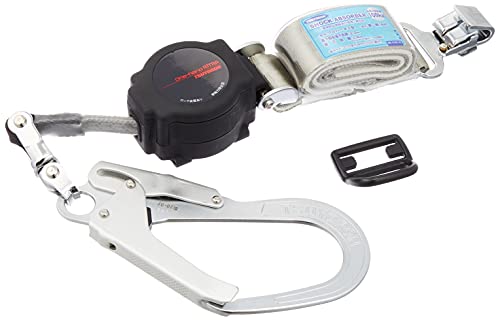 [藤井電工] 新規格 フルハーネス用ランヤード ワンハンドリトラ 巻取式 ロック機構付き シングルランヤード THL-TOR-93SV-33-R23 1丁掛けランヤード 日本製 高所作業 墜落制止用器具 フルハーネス 安全帯 ツヨロン TSUYORON