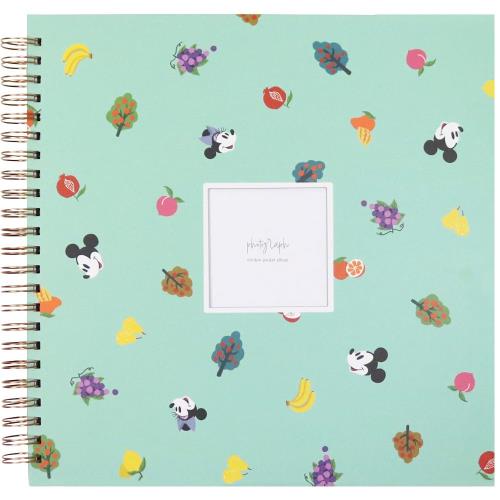 WEB品ナカバヤシ ディズニー 窓抜き L判写真対応 リング式アルバム WORA-L-252-DY2 ミッキーミニー フ..