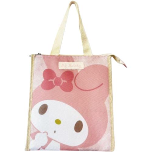 畑山商事 サンリオ 保冷 スクエアトートバッグ ビッグフェイス マイメロディ 約H25×W22×D13cm 67203093