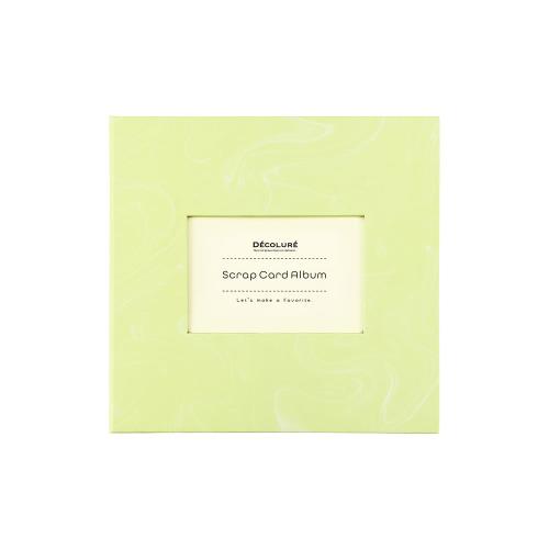 ナカバヤシ [DECOLURE (デコルーレ)] スクラップカードアルバム バインダー式/6穴 アップルグリーン A-SCY-120-G