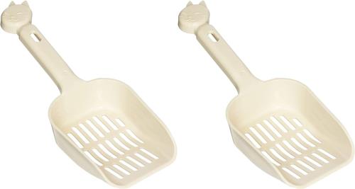 リッチェル コロル ネコトイレ用スコップ 小粒用ベージュ×2個