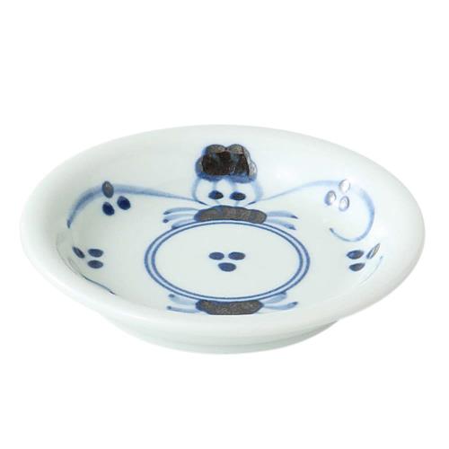 西海陶器(Saikaitoki) 波佐見焼 染付紋 豆小皿 草花紋 19356