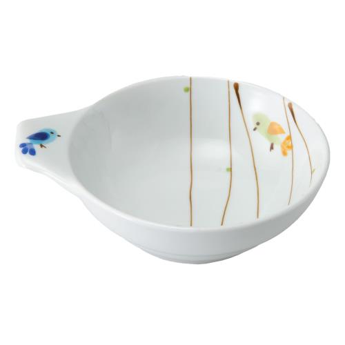 西海陶器 波佐見焼 ボウル 皿 小鉢 とんすい 直径約15.5cm ハミング 青 24341