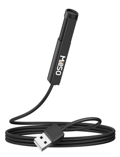 MillSO ピンマイク USBマイク 無指向 有線 クリップ式 小型 集音マイク 録音 オンライン授業 通話 会議やゲームに PS5 PS4 PCなどUSB A 機器用 150cm