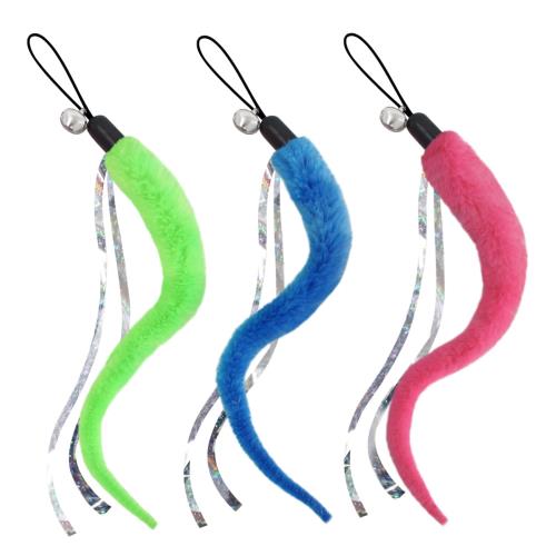 SONGWAY 猫 おもちゃ 猫じゃらし 毛虫 ねこ玩具 昆虫 猫のお好み 交換用毛虫3個