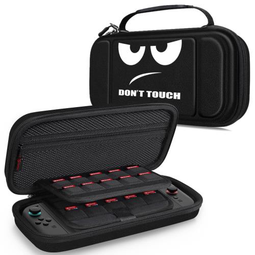 Fintie Switch 2 ケース キャリングケース スイッチ 2 2025専用 EVAハードシェル ゲームカード 収納バッグ 大容量 耐衝撃 保護 持ち運び便利(柄 Don't Touch)