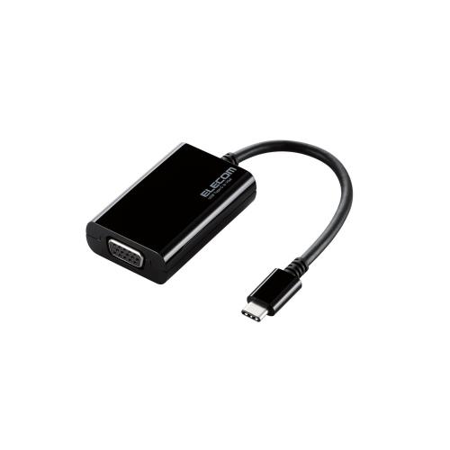 쥳 USB-C VGA Ѵ ( USB C to VGA ) Ѵץ ֥å AD-CVGABK