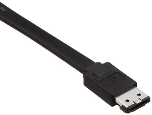 2009年モデルエレコム eSATAケーブル フラット 2m CFD-ESA20BK