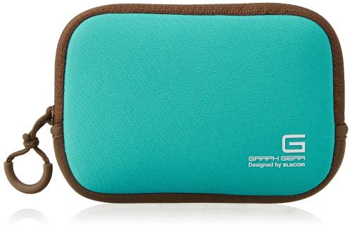 エレコム デジカメケース/ネオプレン/Sサイズ/ストラップ無し/ブルー