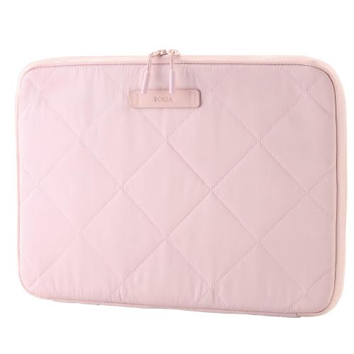 エレコム パソコンケース PCケース 耐衝撃 キルティング クロス 14インチ マカロンピンク BM-IBQTX14PN