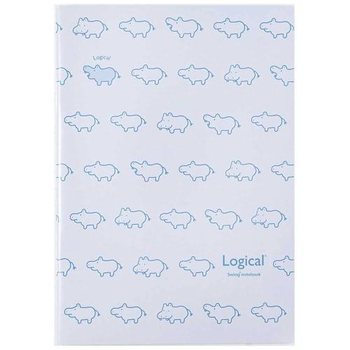 ナカバヤシ ヒポポシリーズ ノート A5/B罫/32枚 ブルー HPP-A51B-B