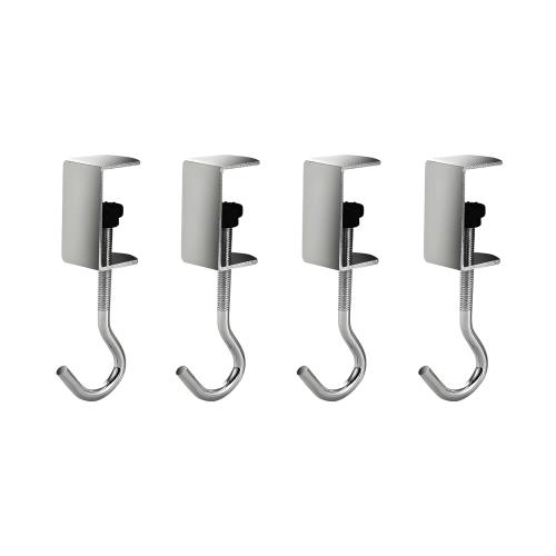 YINKE テーブルフック 4個セット ヘッドホンハンガー バッグハンガー ランドセルフック ランドセルハンガー デスククランプ かばんかけ 穴あけ不要 吊り下げ金具