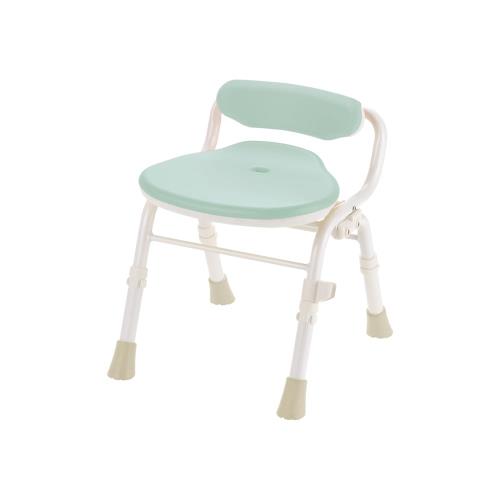 リッチェル(Richell) やわらかシャワーチェア クレオ折りたたみ(防カビプラス) 腰当付390 ライトグリー..