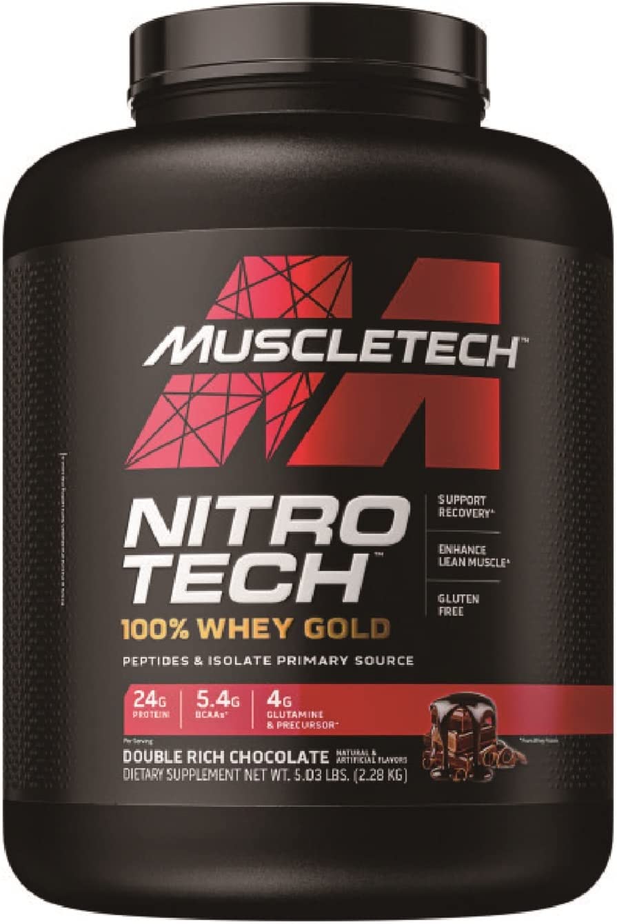 国内正規品 Muscletech(マッスルテック) ニトロテック 100 WHEY GOLD ホエイゴールド ダブルリッチチョコレート 2.27kg