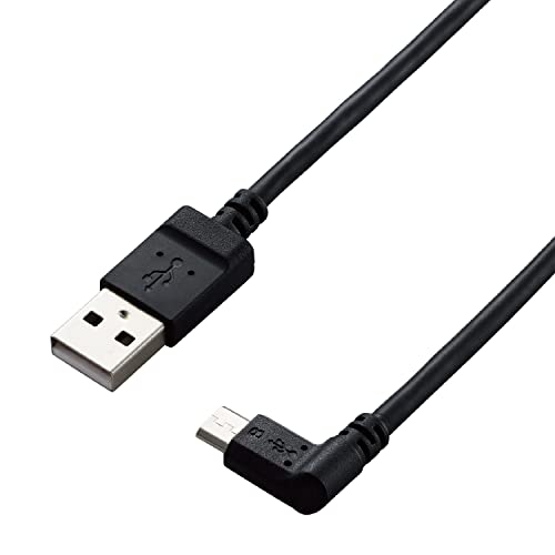 GR USBP[u JڑpLUSBP[u EL (micro-B^Cv) USB-A to micro-B 2.0m DGW-AMBR20BK