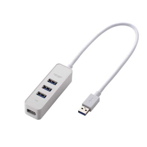 GR USB3.0 nu 4|[g oXp[ }Olbgt MacBook / Surface Pro / Chromebook m[gPC Nintendo SwitchΉ zCg U3H-T405BWH