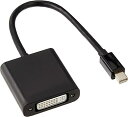 エレコム 変換アダプタ miniDisplayPort-DVI for Mac/Surface/Lenovo ブラック AD-MDPDVIBK