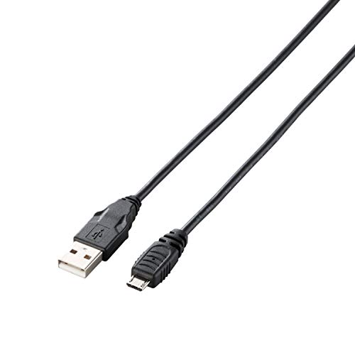 GR USBP[u microB USB2.0 (USB A IX to microB IX) PlayStation4Ή 1m ubN U2C-AMB10BK