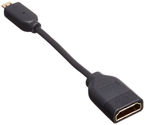 GR HDMI (X) - micro HDMI (IX ) ϊA_v^ 10cm ubN AD-HDADBK