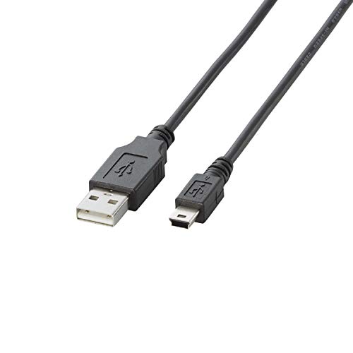 GR USBP[u miniB USB2.0 (USB A IX to miniB IX) m[} 1.5m ubN U2C-M15BK