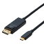 쥳 Ѵ֥ USBC DisplayPort 1.0m ֥å CAC-CDP10BK