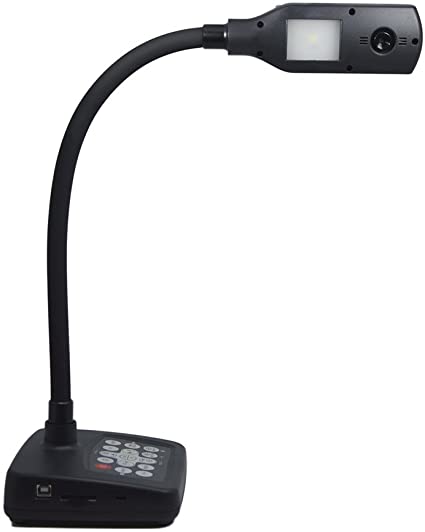 書画カメラ 実物投影機 PCレス機能 教材提示装置 光学16倍 30fps動画 内蔵マイク LED照明 オートフォーカス HDMI/VGA/USB出力 コンパクト