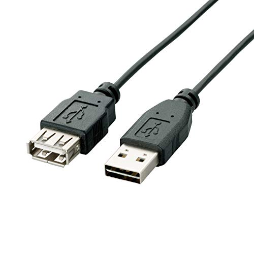 GR USBP[u  USB2.0 (USB A IX to USB A X) o[VuRlN^ 3m ubN U2C-DE30BK