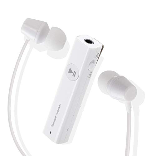 エレコム Bluetoothオーディオレシーバー お手持ちのイヤホンを簡単無線化(イヤホン付) スティックタイプ オーディオ ホワイト LBT-PHP02AVWH