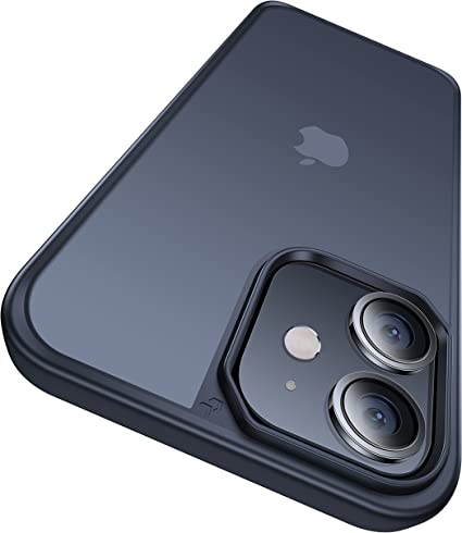 CASEKOO iPhone 12 用ケース iPhone 12 Pro 用ケース 指紋防止 米軍MIL規格 耐衝撃 2022年新型 SGS認証 黄変防止 耐久 ストラップホール付き ワイヤレス充電対応 アイフォン12用 12Pro用 カバー(マットブ