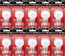 パナソニック ミニクリプトン電球 100V 60W形 ホワイト 口金E17 10個セット LDS100V54W・W・K-10SET