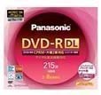 パナソニック DVD-Rディスク 8.5GB片面2層215分単品LM-RC215MW LM-RC215MW