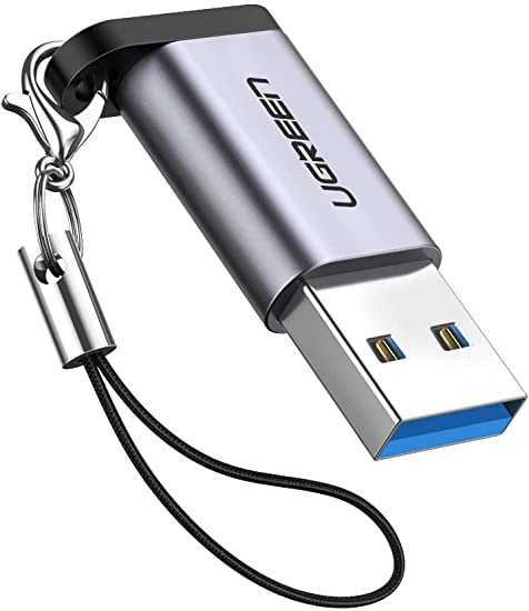 UGREEN USB Type-C 変換アダプタ USB 3.1 Type C メス to USB 3.0 オス 変換 QC3.0 急速充電と高速データ転送同期 Windows 10 / Mac OS対応 MacBook iPad Pro iPhone