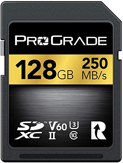 ProGrade Digital (プログレードデジタル) SDXC UHS-II V60 GOLD 250R メモリーカード 正規輸入品 (128GB)