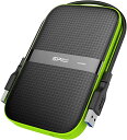 シリコンパワー ポータブルHDD 2TB 2.5インチ USB3.0対応 IPX4 防水 耐衝撃 PS4 動作確認済 3年保証 SP020TBPHDA60S3K(2)