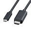 掠ץ饤 Type-C-HDMIѴ֥(USB Type-C-HDMI) 1m ֥å KC-ALCHD10