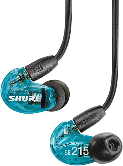 SHURE シュア 高遮音性イヤホン 有線タイプ SE215SPE-A トランススルーセントブルー : カナル型 国内正規品 メーカー保証2年