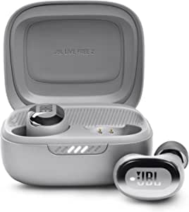 JBL LIVE FREE 2 完全ワイヤレスイヤホン マルチポイント/ハイブリッド ノイズキャンセリング/IPX5/Bluetooth対応/ワイヤレス充電対応/シルバー/ JBLLIVEFREE2TWSSIL