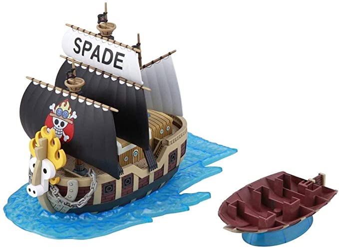 ワンピース 偉大なる船(グランドシップ)コレクション スペード海賊団の海賊船 色分け済みプラモデル