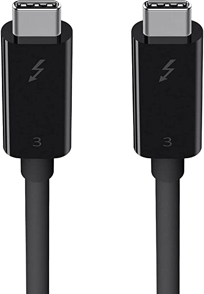 Belkin Thunderbolt 3P[u  40Gbps 100Wo 5K /EgHDΉ 2m ubN F2CD085bt2M-BLK