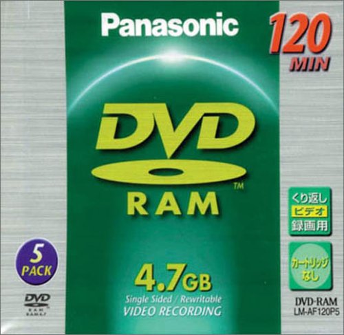 ѥʥ˥å 4.7GBDVD-RAM ǥ CPRM ֤ӥǥϿѡ5ѥå LM-AF120K5