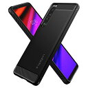 Spigen Xperia 1 IV ケース TPU SO-51C | SOG06 ストラップホール付き ソフトケース 米軍MIL規格取得 耐衝撃 衝撃吸収 傷防止 カメラ保護 Qi充電 ワイヤレス充電 ラギッド アーマー ACS04596 (