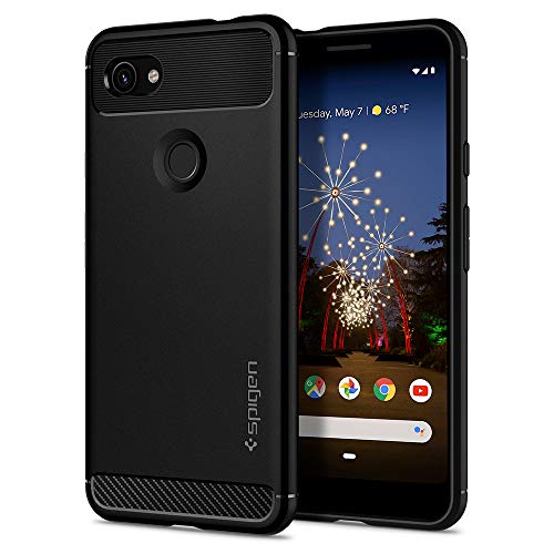 Spigen Google Pixel 3a P[X TPU ČRMILKi擾 ϏՌ Ռz Mbh A[}[ F23CS25960 (}bg ubN)