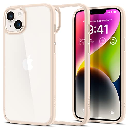 Spigen iPhone14 P[X Xgbvz[t Ռz ϏՌ ČRMILKi擾 ςȂ TPU op[P[X 2d\ 菝h~ CX[dΉ Eg nCubh ACS05044 (Th x[W)