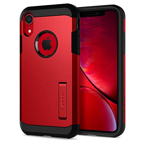 Spigen iPhone XR P[X 6.1C` Ή j[J[ ϏՌ X^h@\ ČRMILKi擾 Jی h~ Ռ z Qi[d CX[d ^t A[}[ 064CS25338 (bh)