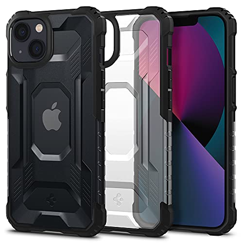 Spigen iPhone13 ケース TPU バンパー 2層構造 米軍MIL規格取得 耐衝撃 カメラ保護 ワイヤレス充電対応 ニトロ フォース ACS03547 (マット ブラック)